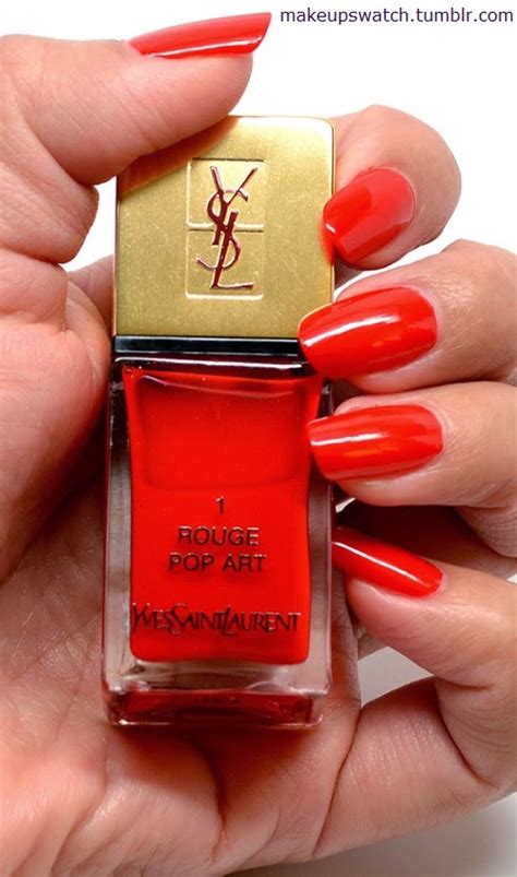 ysl vernis rouge pop art|YSL La Laque Couture .